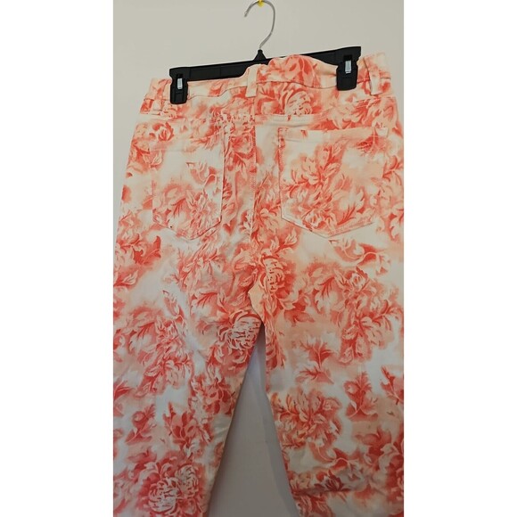 DG VS PRINTED SKINNY       Coral Floral  12 - Picture 2 of 2